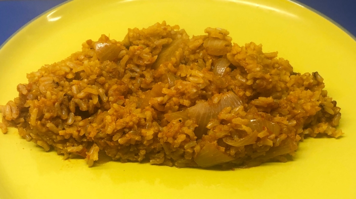 Vegan Jollof Brown Rice (Nigerian)